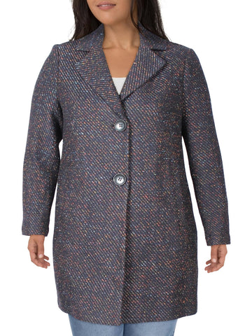 Sam Edelman womens tweed lightweight long coat