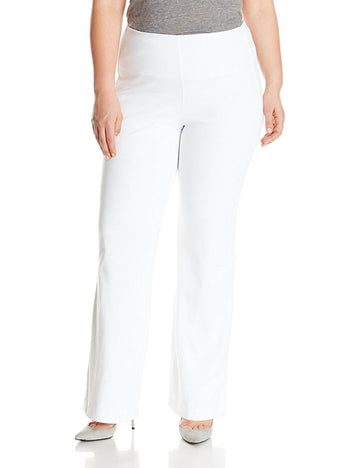 Lysse high waisted denim trouser in white