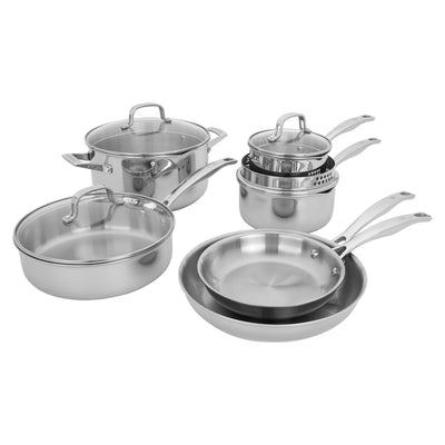 Chantal 3.Clad 2.5qt Stainless Steel Saucepan with Glass Lid