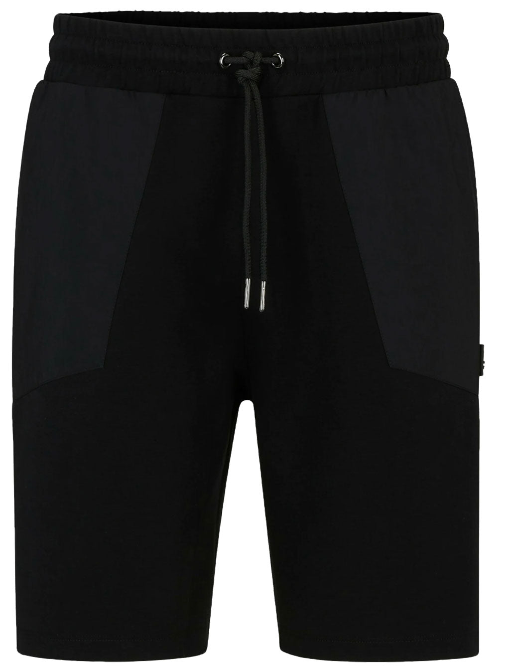 Shop Hugo Boss Men Dolter Relaxed Fit Cotton Drawstrings Track Shorts-black