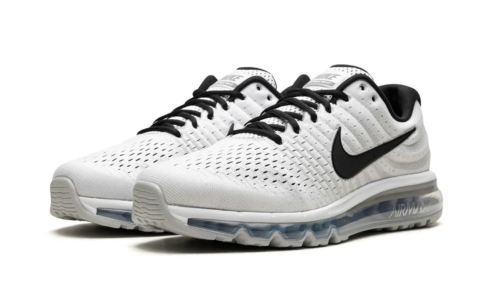 Shop Nike Air Max 2017 849559-100 Men's White/black Running Sneaker Shoes Lex167