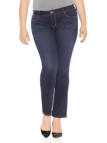 Slink Jeans womens curvy stretch straight leg jeans