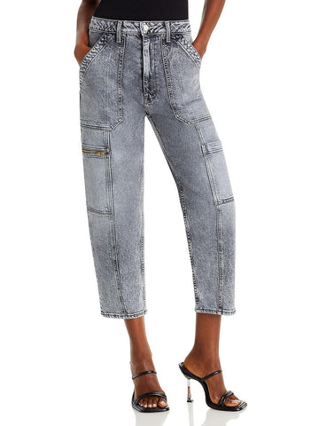 Mother womens denim high rise high-waist jeans