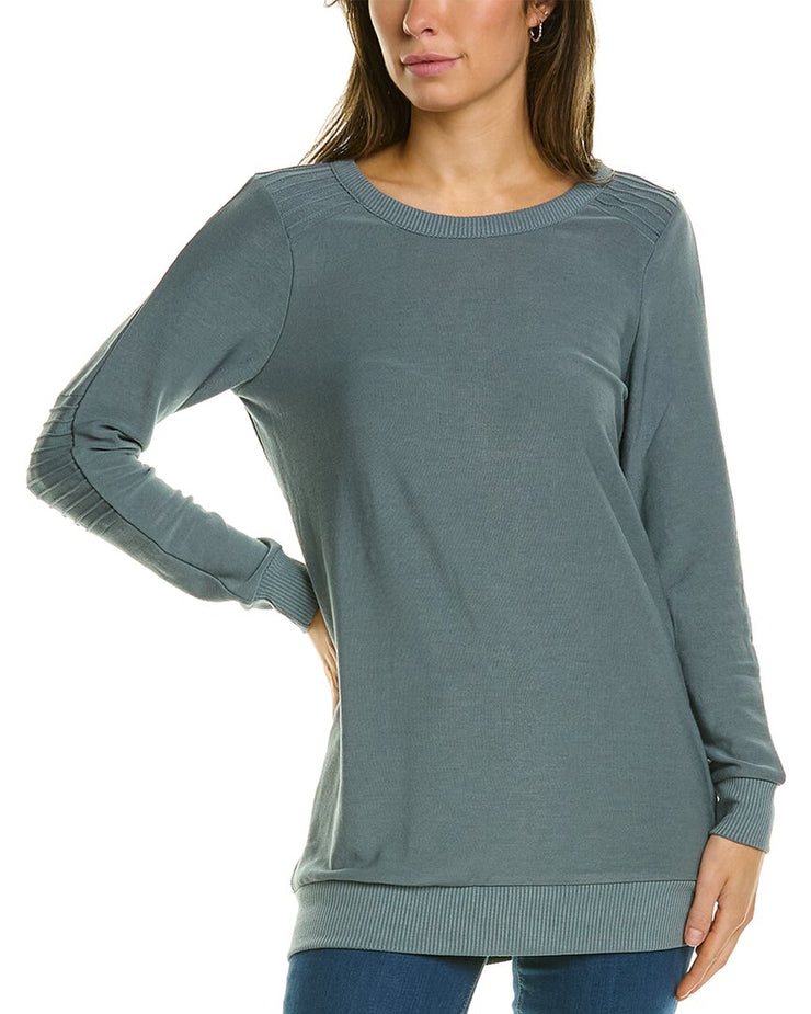 Chaser Cozy Knit Moto Pullover | Shop Premium Outlets