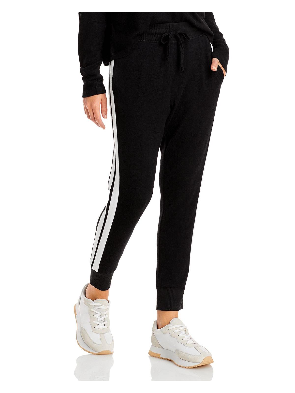 AQUA Womens Knit Side Stripe Sweatpants