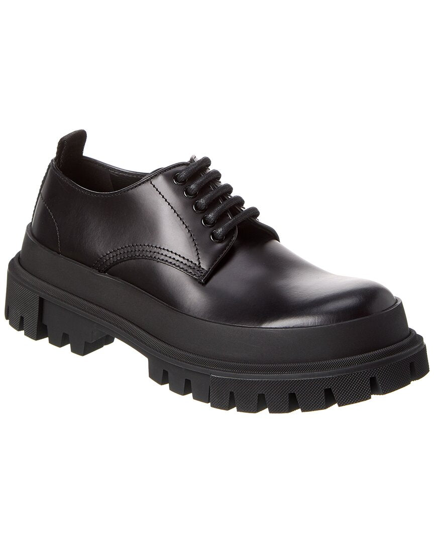 DOLCE & GABBANA Dolce & Gabbana Hi-Trekking Leather Derby