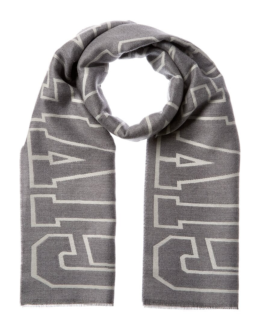 GIVENCHY Givenchy College Wool & Silk-Blend Scarf Muffler