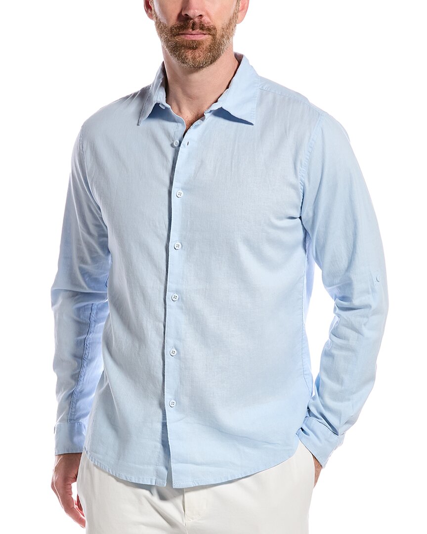 ONIA Onia Linen-Blend Shirt