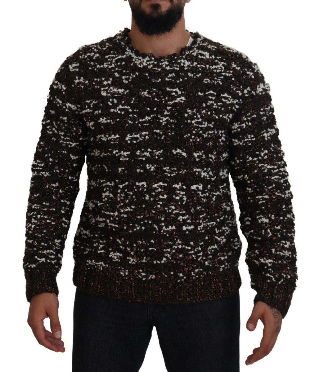 DOLCE & GABBANA Dolce & Gabbana  Knitted Wool Fatto A Mano Men's Sweater