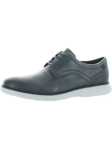 Rockport Garett Plain Toe Mens Leather Plain Toe Oxfords | Shop Premium ...