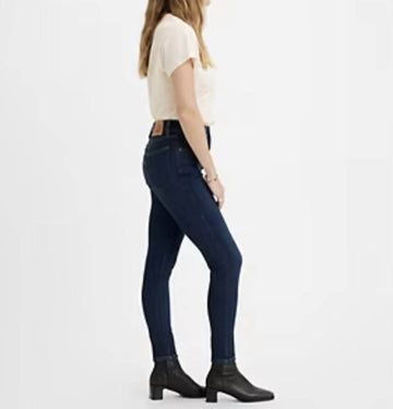 Levi 721 high rise skinny in blue story