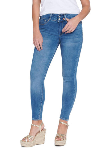 Seven7 womens high rise faded skinny jeans