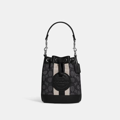 Coach Outlet Teri Shoulder Bag in Signature Canvas - Black