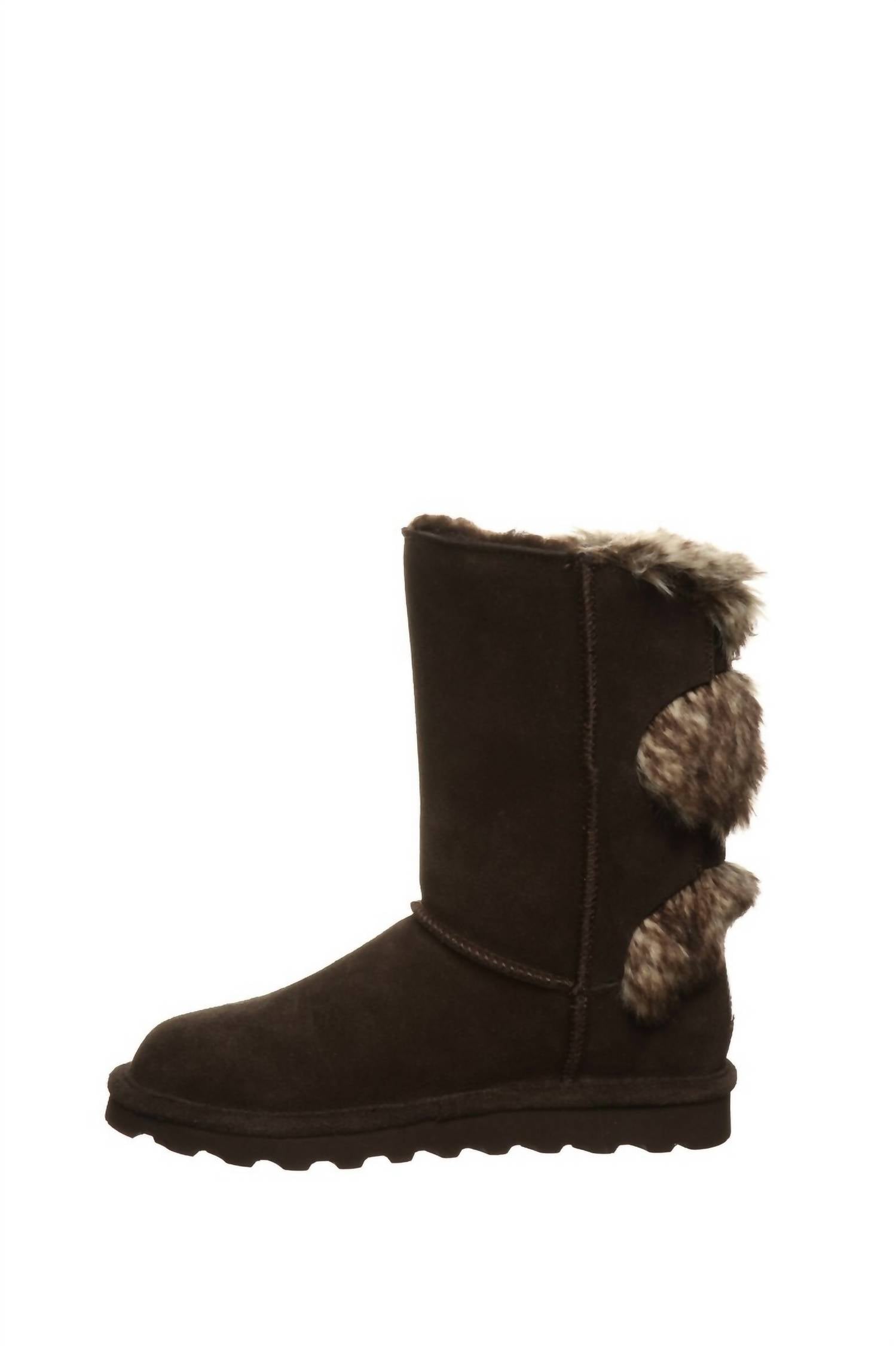 Bearpaw Eloise Boot In Chocolate In Gold