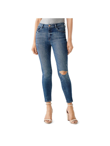 DL1961 florence womens denim destroyed ankle jeans