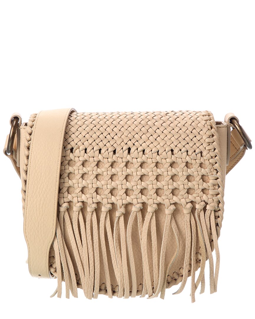 FRYE Frye Melissa Woven Leather Saddle Bag