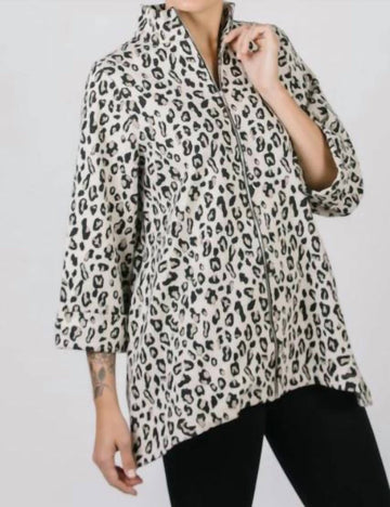 Shannon Passero whitney swing coat in leopard