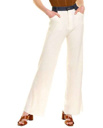 Danielle Bernstein weworewhat high-rise wide leg pant