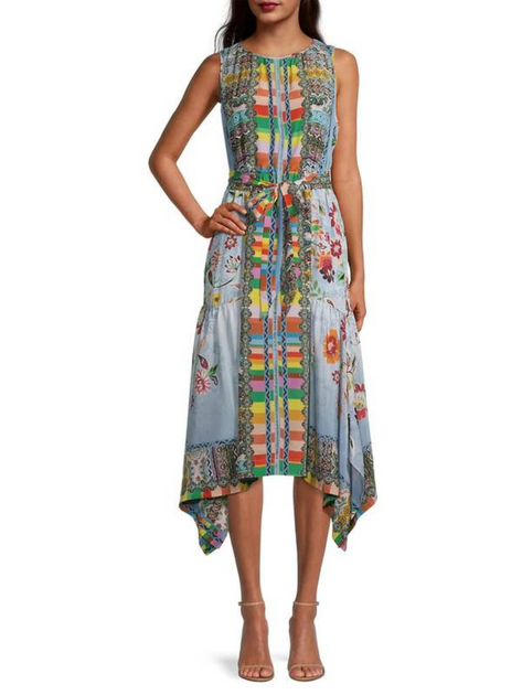 Johnny Was Rainbow Naia Dress in Multi | Shop Premium Outlets