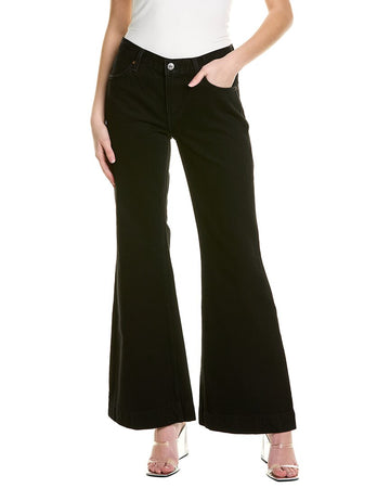 RE/DONE 70s black low-rise bell bottom jean