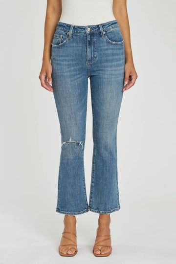 Pistola lennon crop boot jeans in canyon