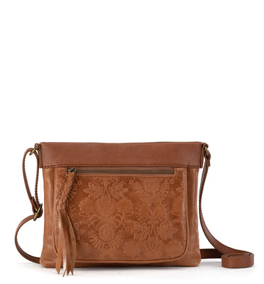 The Sak Ivy Drawstring Bucket Bag Leather - Teak Vachetta