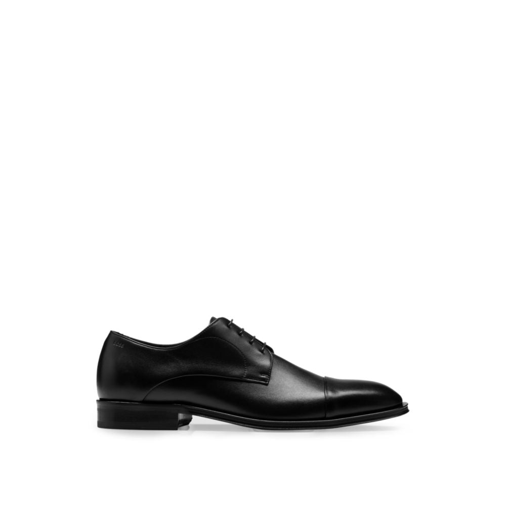 Leather Derby Lace-up Shoes With Emed Logo | Shop Outlets