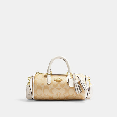 COACH®  Rowan Satchel In Blocked Signature Canvas