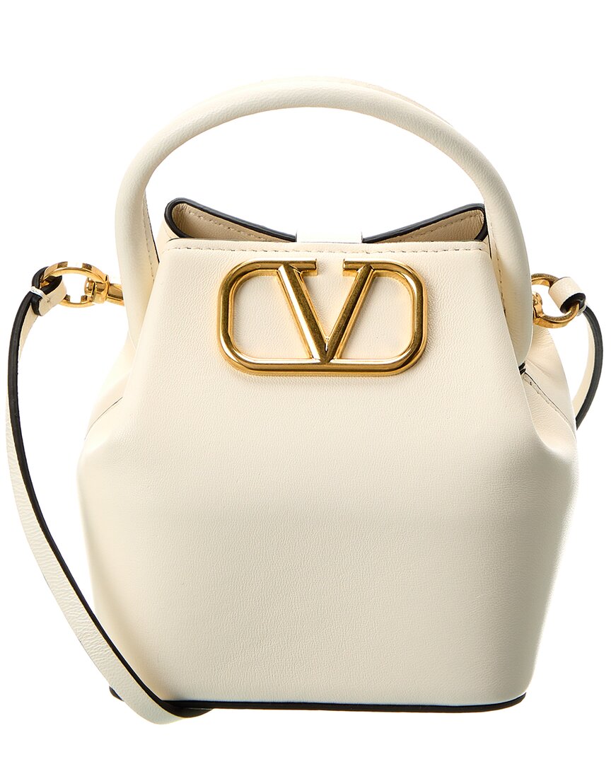 Shop Valentino Garavani VLogo Signature Mini Bucket Bag