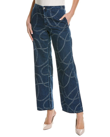 J.McLaughlin everly bashford chain wide leg jean