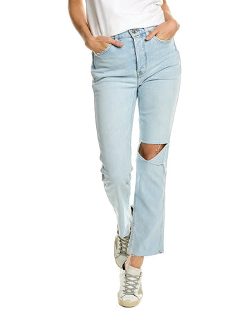 RE/DONE 80s icy blue slim straight jean