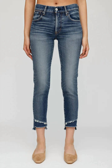 Moussy alabama skinny jeans in blue