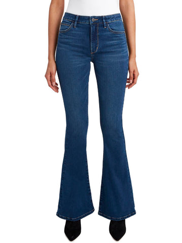 BCBGMAXAZRIA womens denim stretch flare jeans