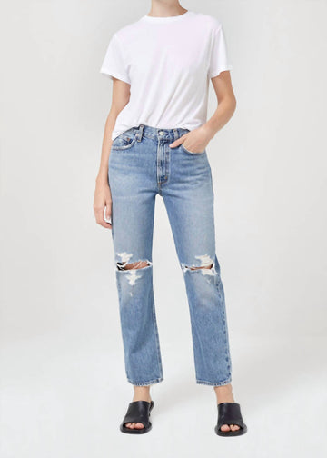 Agolde mia straight jean in rule