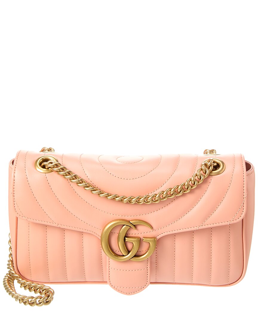 GUCCI Gucci GG Marmont Small Matelasse Leather Shoulder Bag