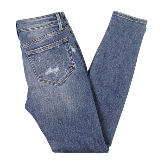 Aqua Marley Womens Denim Destructed Skinny Jeans | Shop Premium Outlets