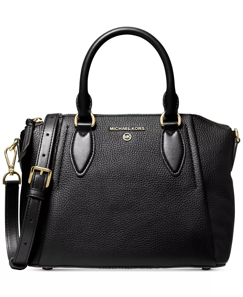 Michael Kors Sienna Satchel Peled Leather Bag | Shop Premium Outlets