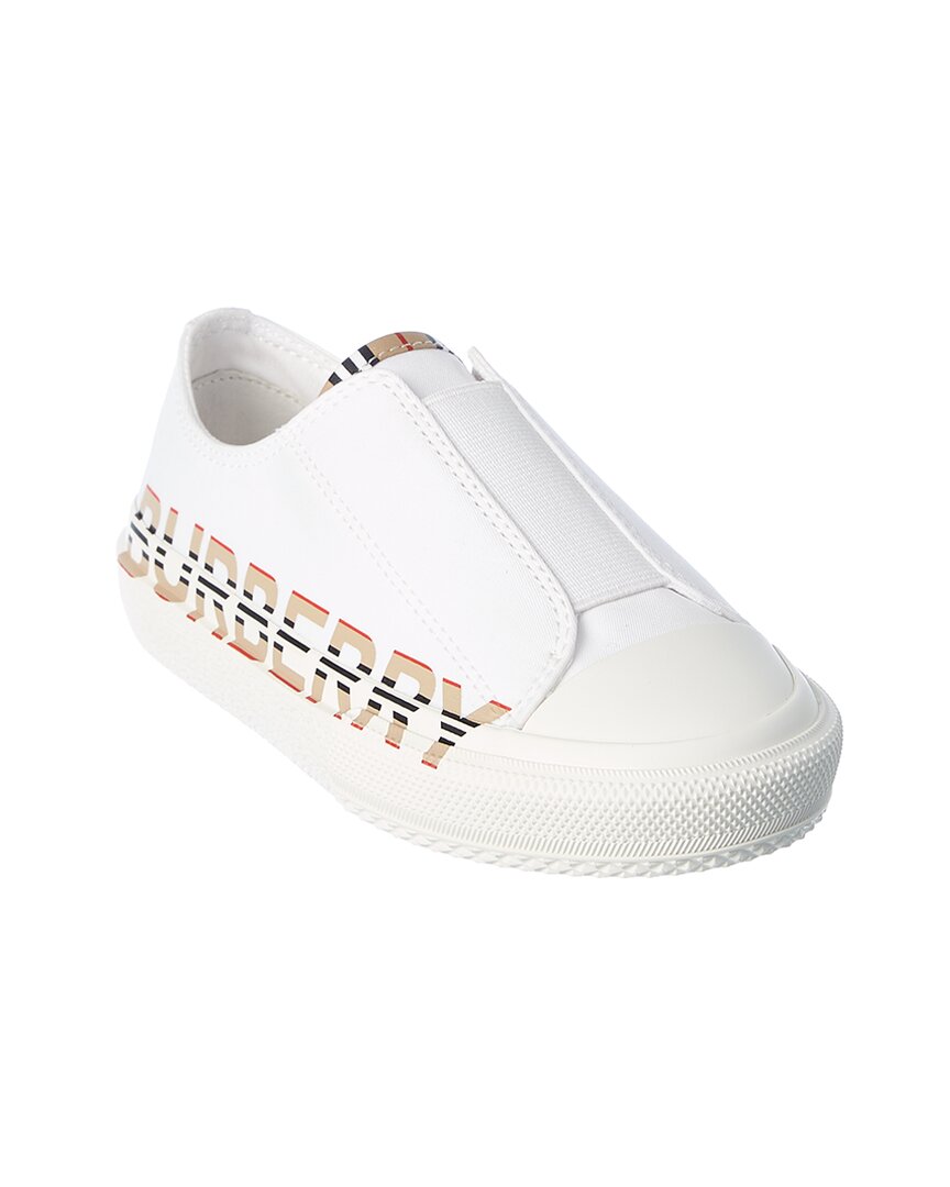 BURBERRY Burberry Canvas Sneaker, 26, White