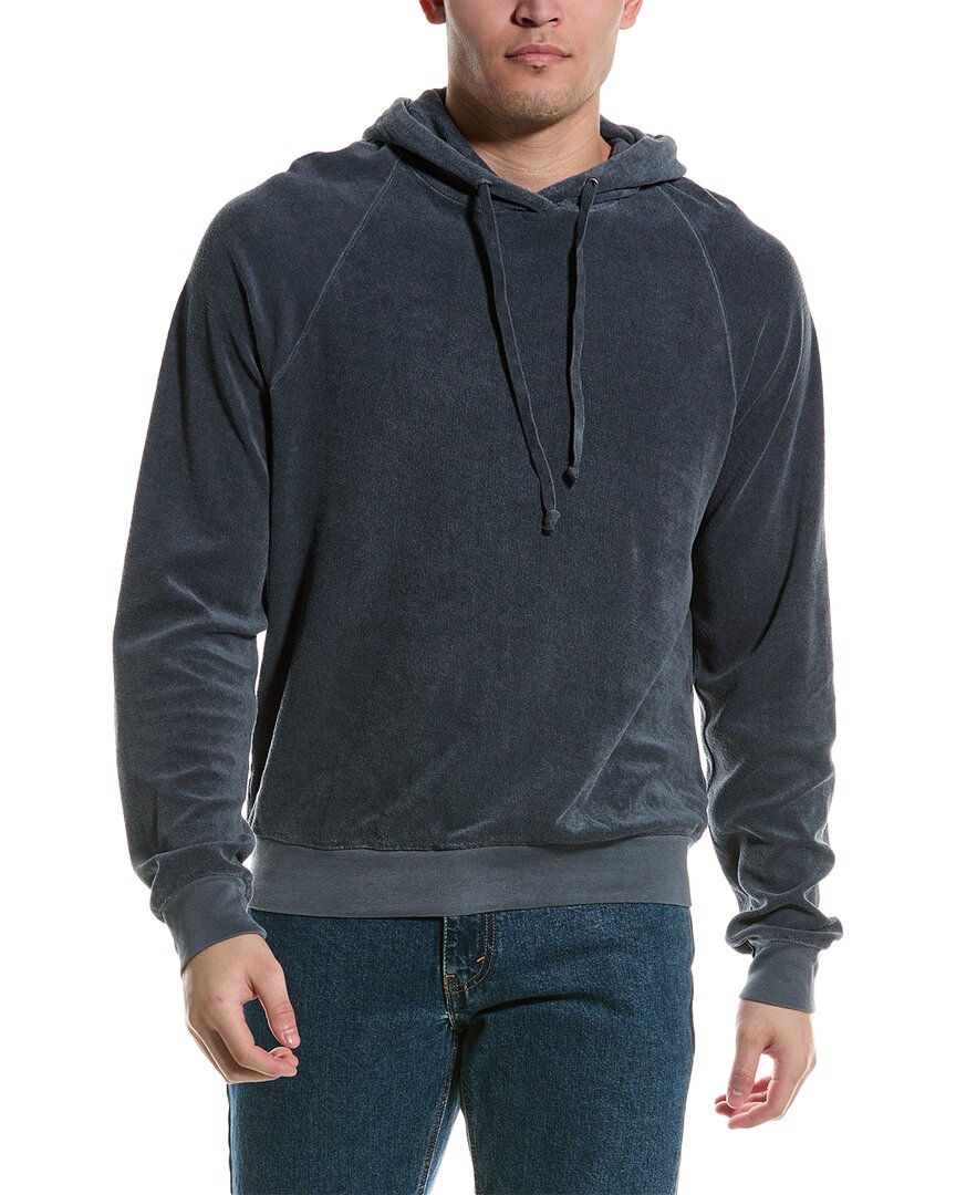 Shop Save Khaki United Beach Terry Hoodie In Grey