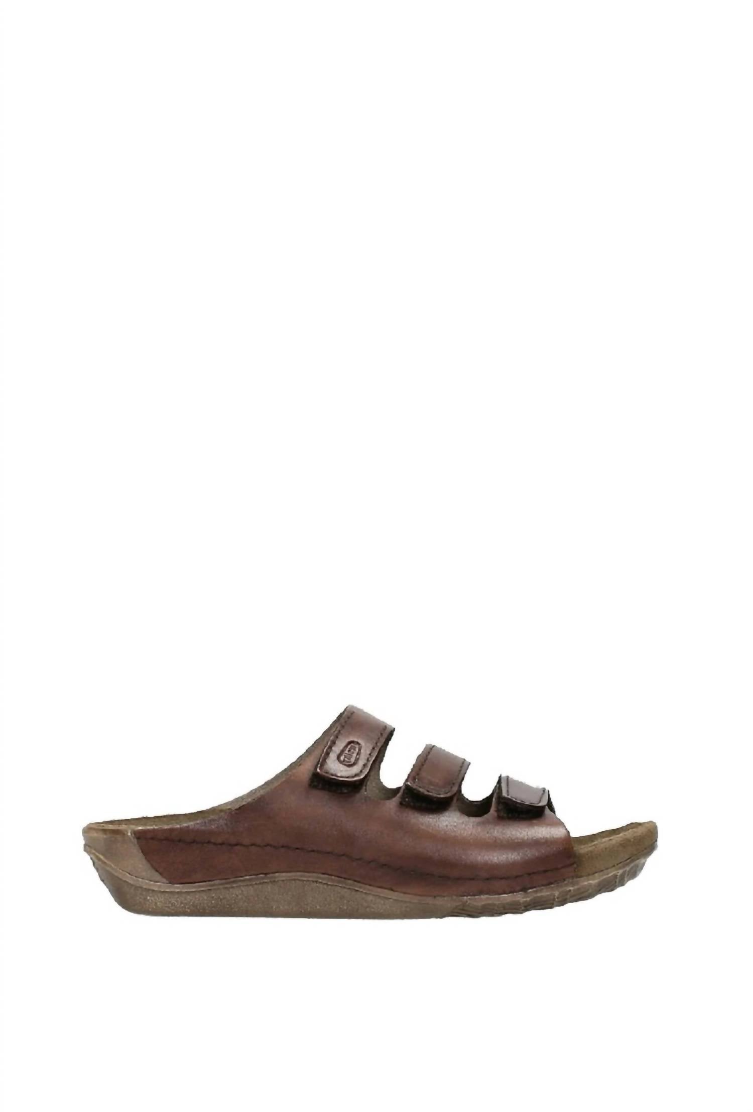 WOLKY Nomad Sandal In Cognac