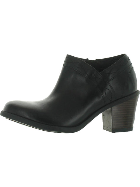 Earth Womens Leather Block Heel Shooties | Shop Premium Outlets