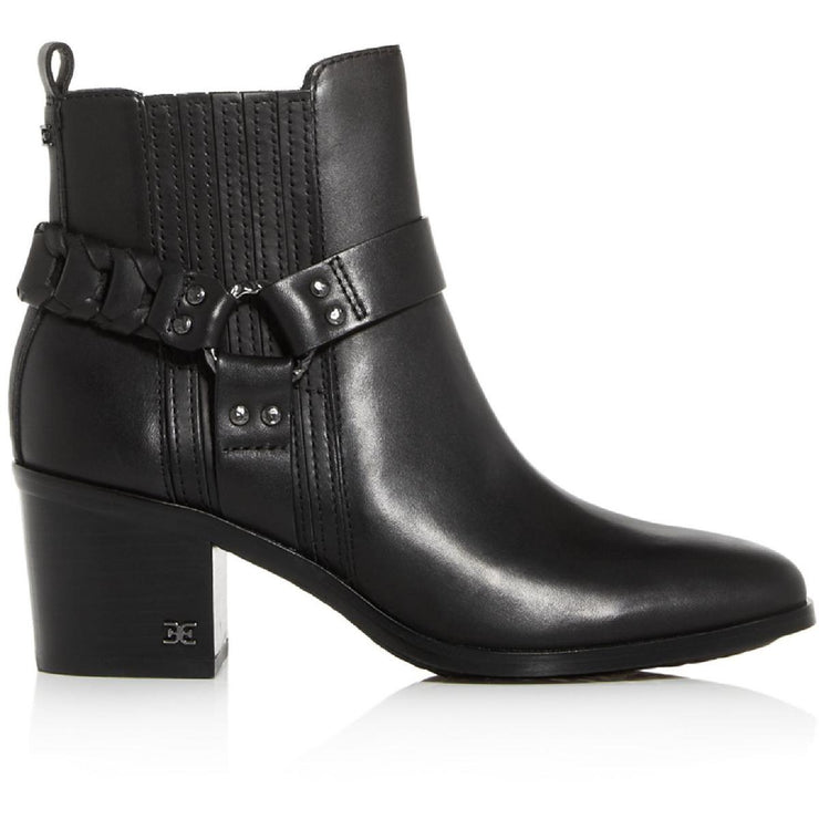 Sam Edelman Dalma Womens Leather Harness Ankle Boots | Shop Premium Outlets