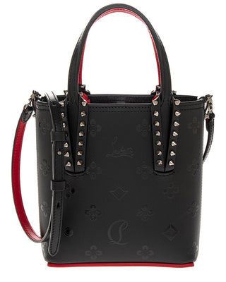 Christian Louboutin Cabachic Small Spike Leather Top-Handle Bag in 2023