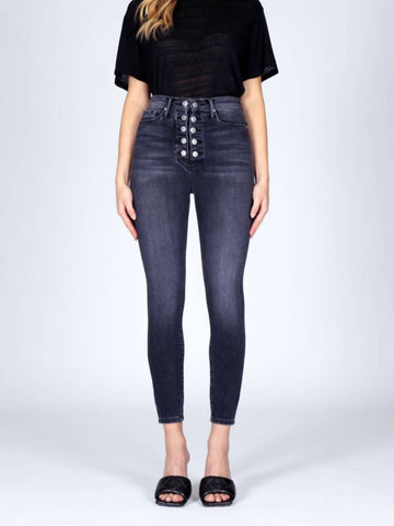 Black Orchid bridget double button skinny jean in dynamite