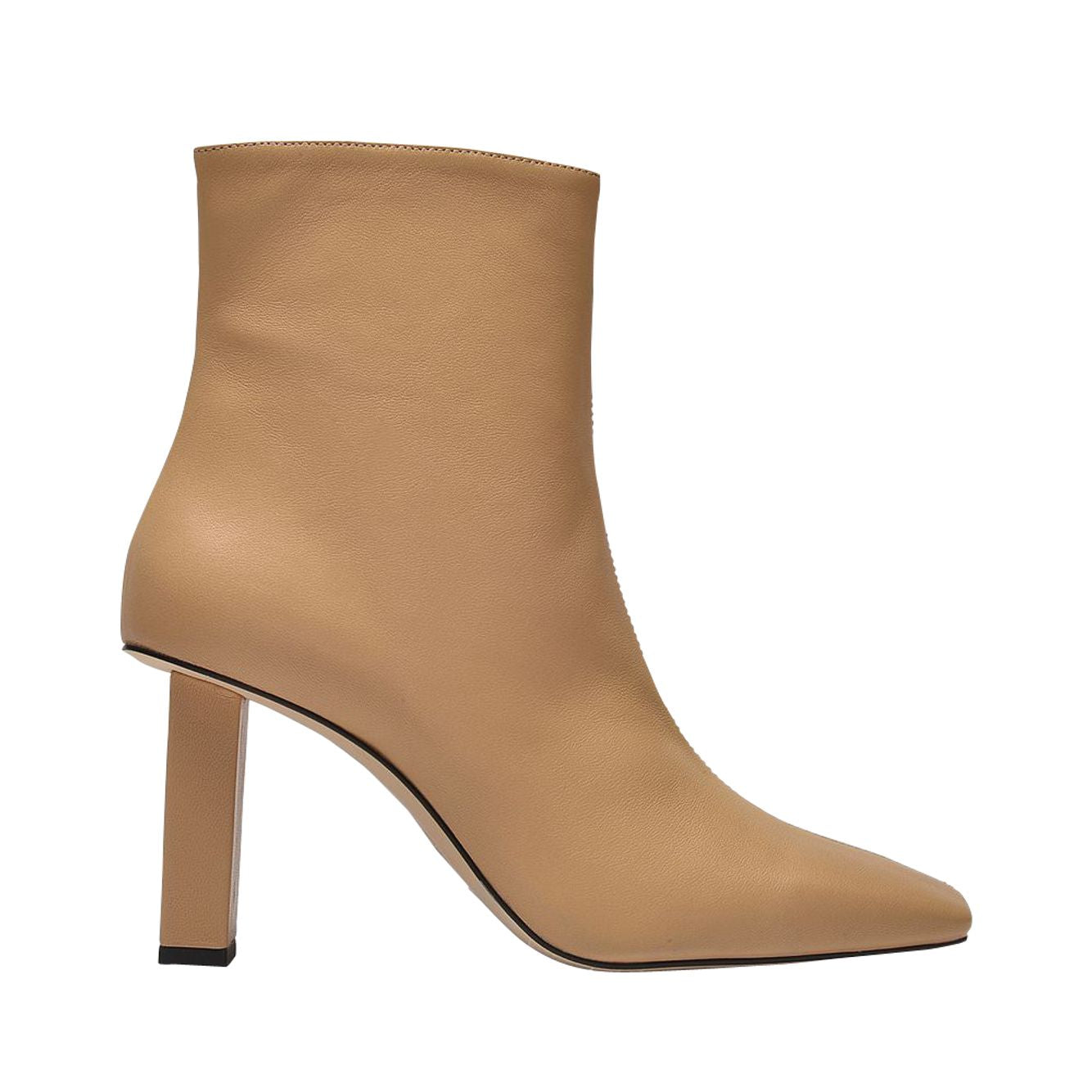 ANNY NORD JOAN LE CARRÉ ANKLE BOOTS IN LIGHT SAND LEATHER