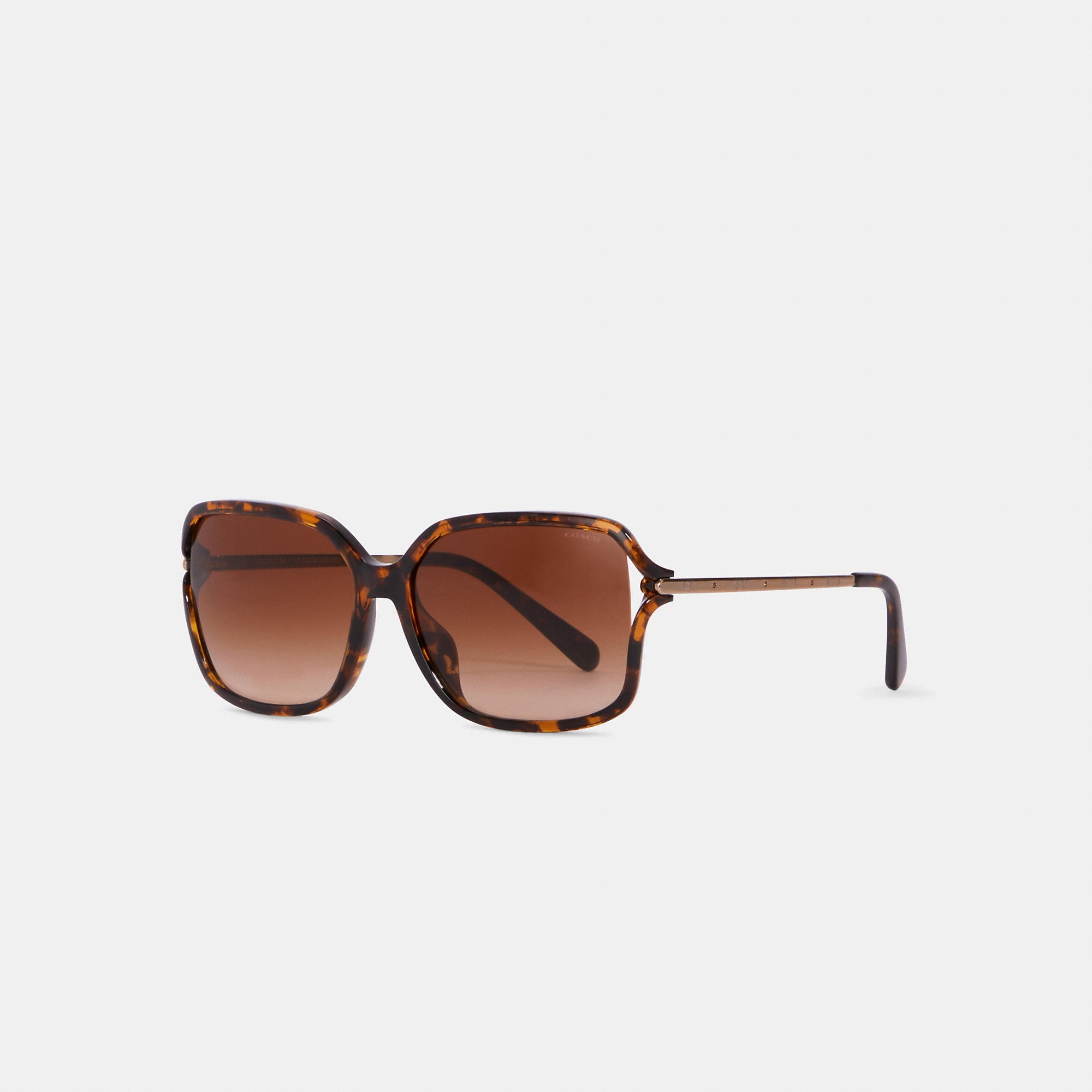 Coach Outlet Metal Open Frame Sunglasses