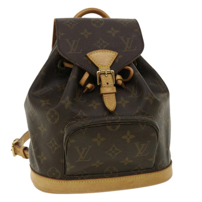 Louis Vuitton Brooklyn Brown Gold Plated Backpack Bag (Pre-Owned)