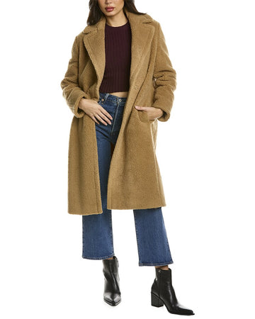 Cinzia Rocca Icons teddy wool-blend coat