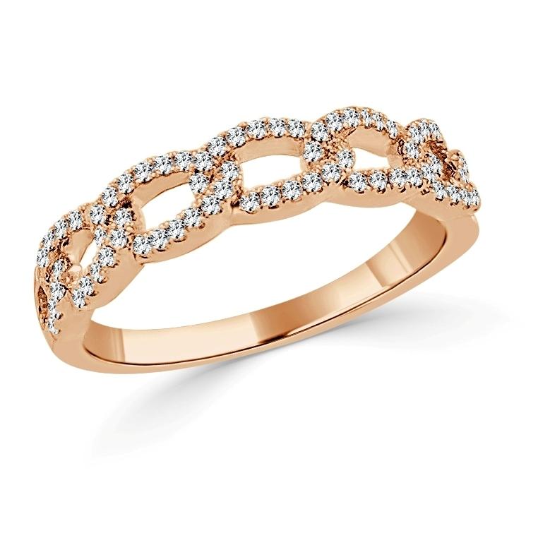 SABRINA DESIGNS 14k Gold & Diamond Link Ring