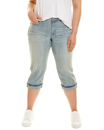 NYDJ plus marilyn crop cuff jean